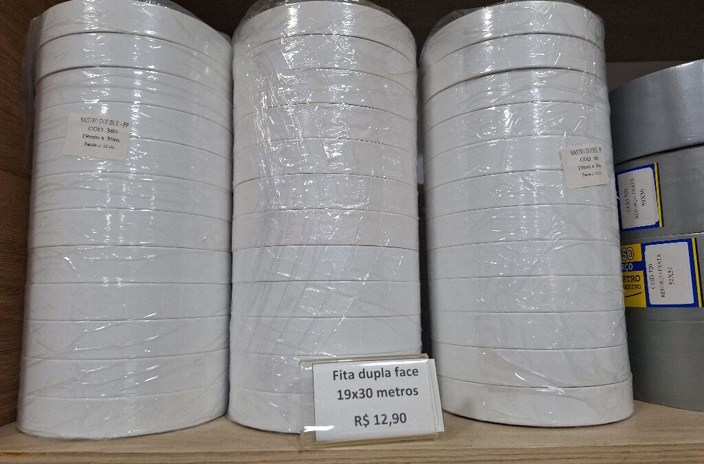 Fita Dupla Face 19×30 Metros