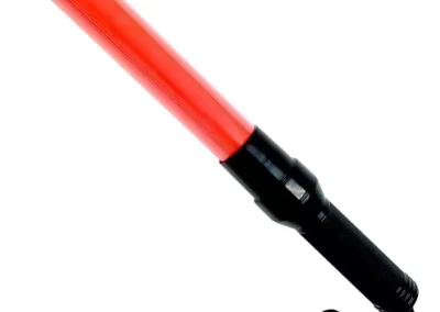 Bastão Sinalizador De Trânsito Vermelho Led 41cm