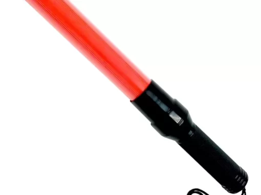 Bastão Sinalizador De Trânsito Vermelho Led 41cm