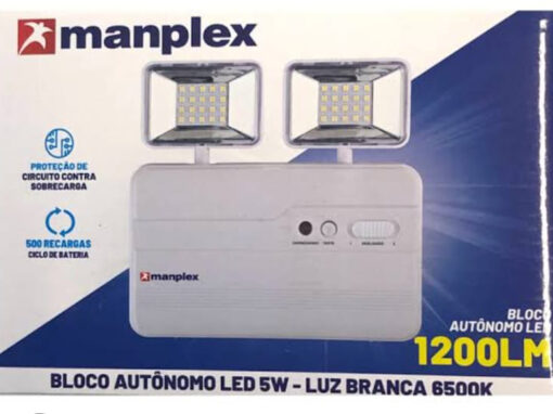 Bloco autônomo de led 5w