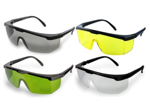 Oculos jaguar incolor, cinza, verde, amarelo